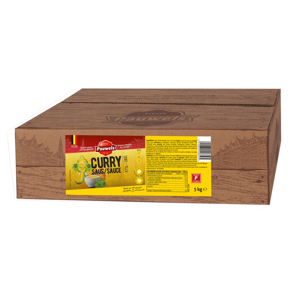 Curry Sauce Pauwels Bag 5 L