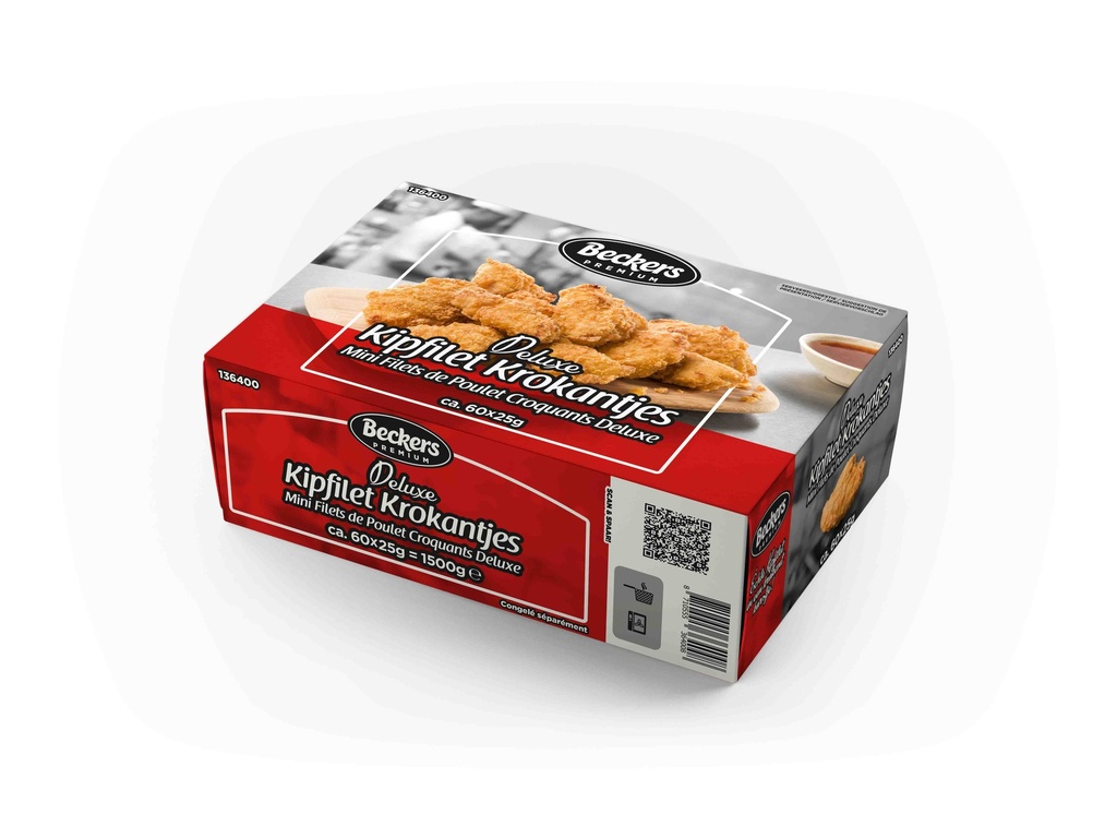 Mini Crispy Chicken Fillet Bites Beckers 60 x 25 gr