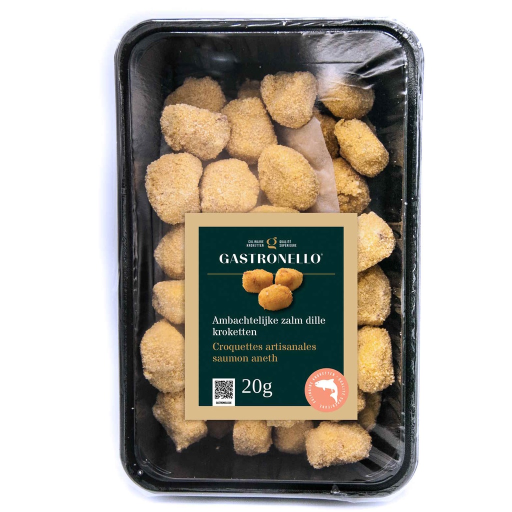 Zalm Dille Kroket Gastronello 60 x 20 gr