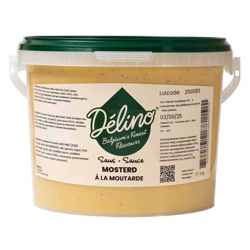 Mosterd (Warm) Delino 3 l
