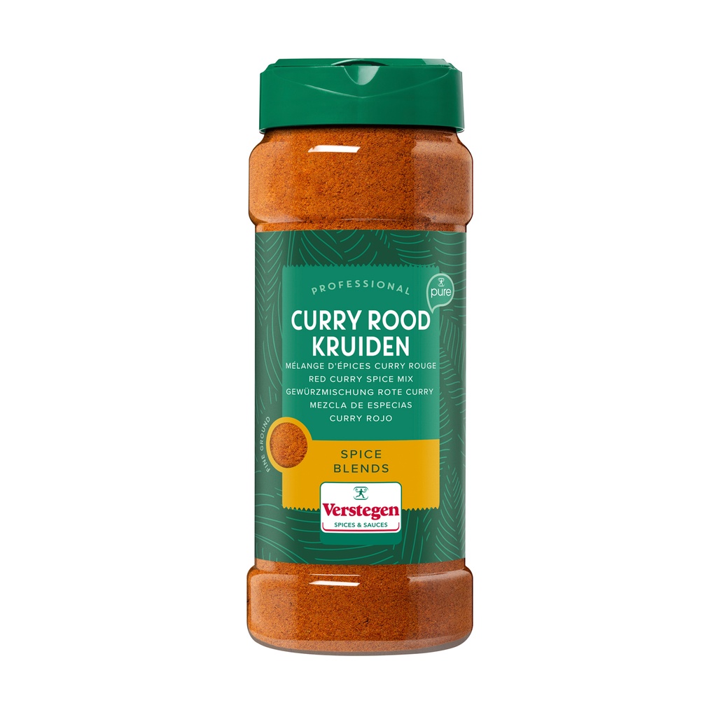 Curry Poeder Rood Pure Verstegen Pot 300 gr