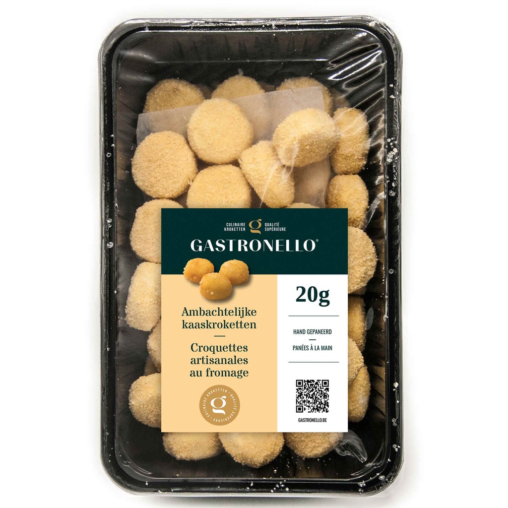 Kaaskroketten (Balletjes) Ambachtelijke Gastronello 60 x 20 gr