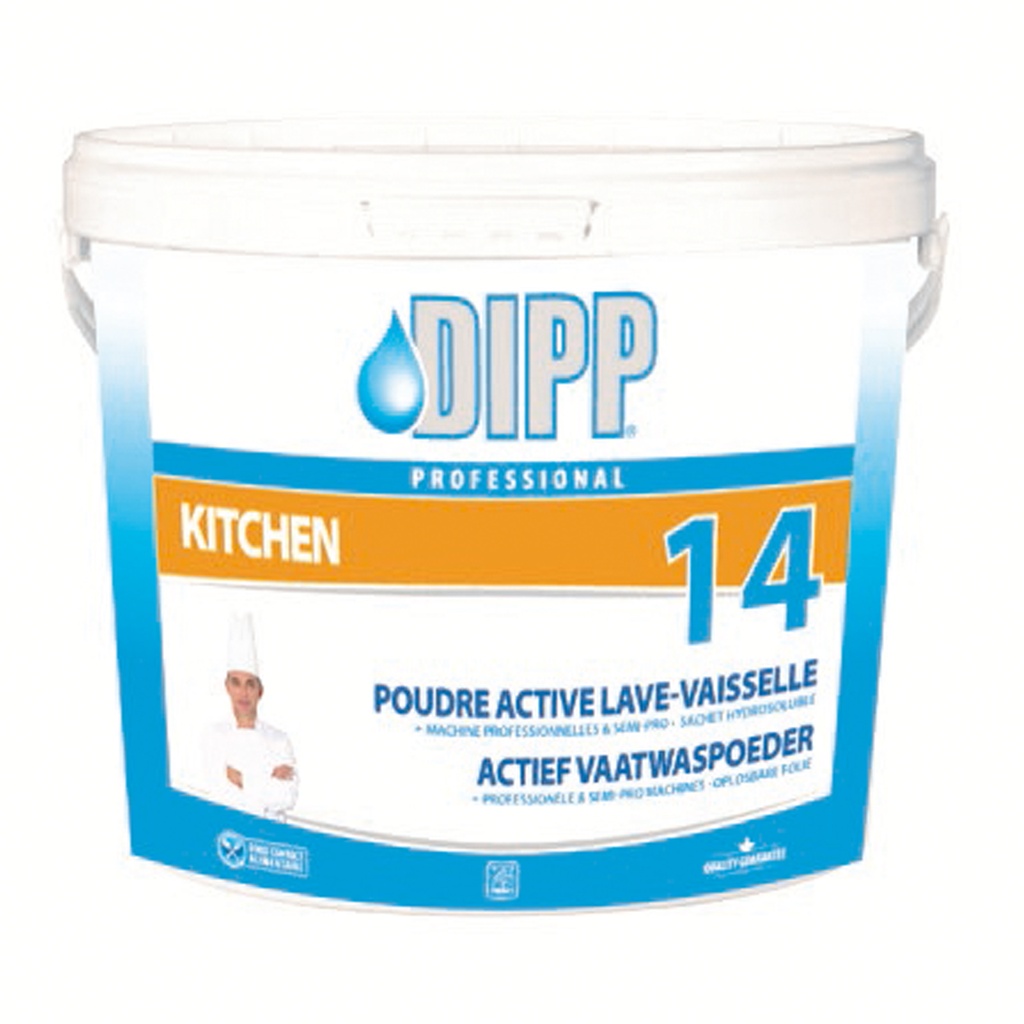 Vaatwaspoeder Actief Dipp (14) Emmer 5 kg