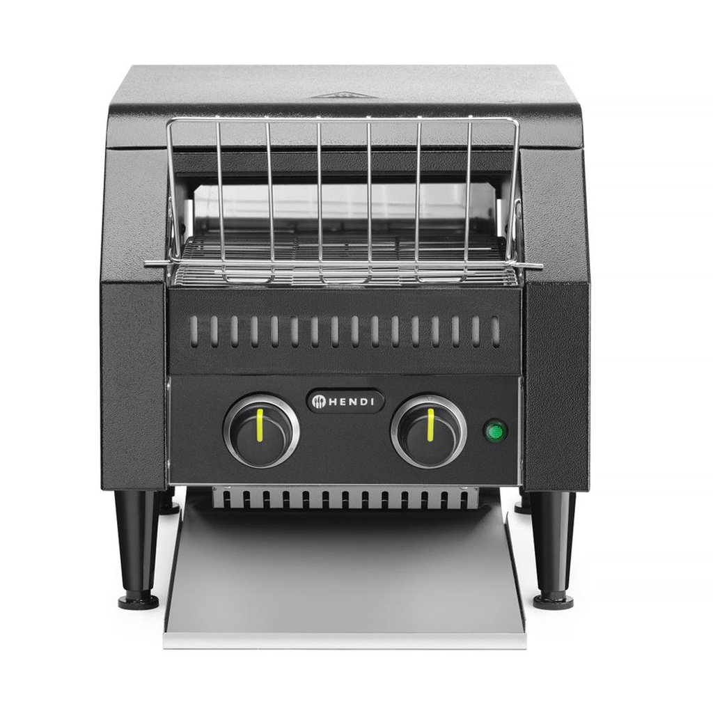 261354 Grille-Pain Convoyeur Noir Hendi