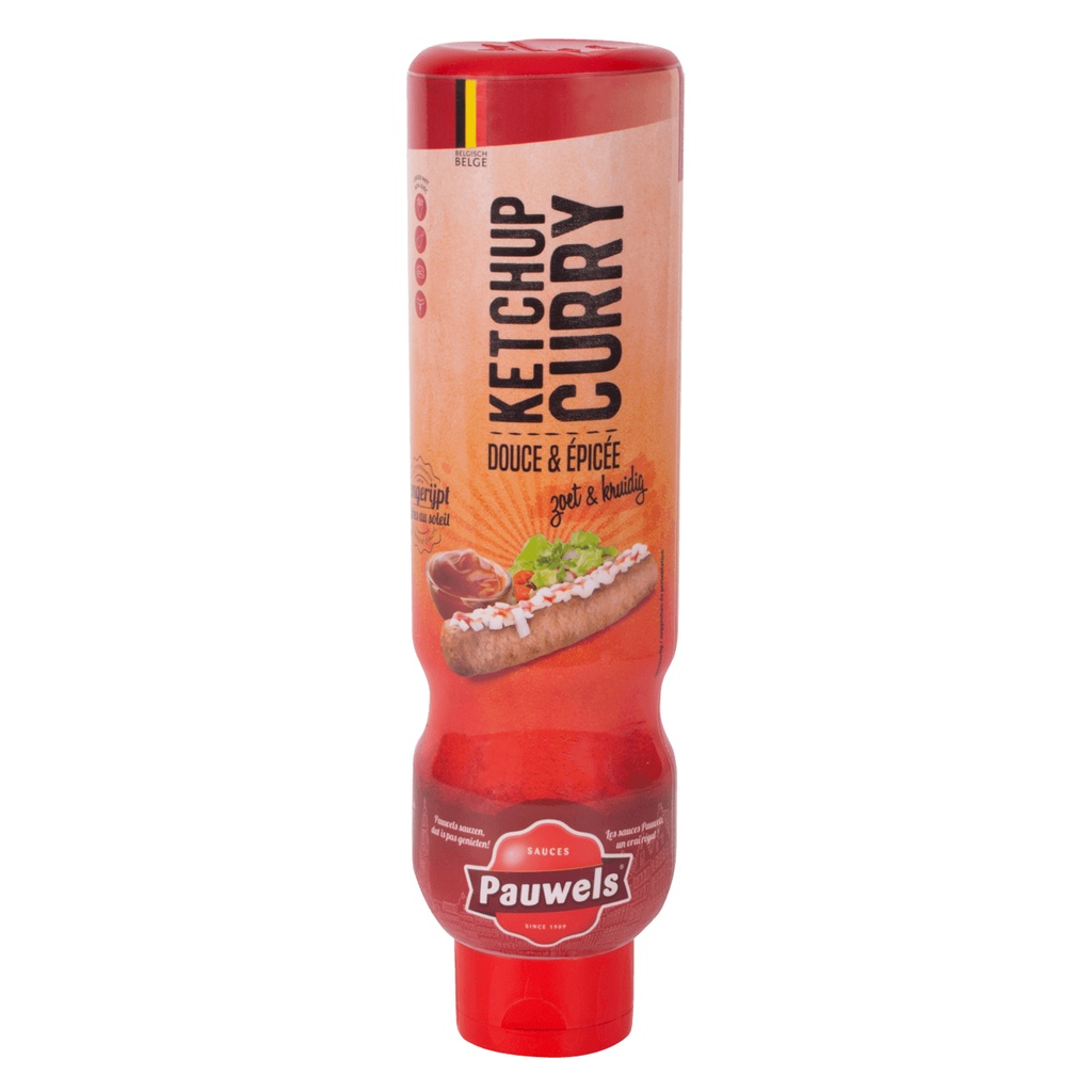 Curry Ketchup Pauwels Tube 1 L