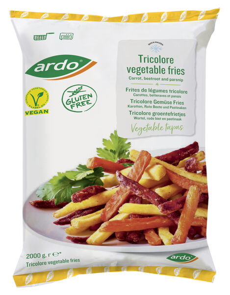 Groente Frieten Tricolor Ardo 2 kg