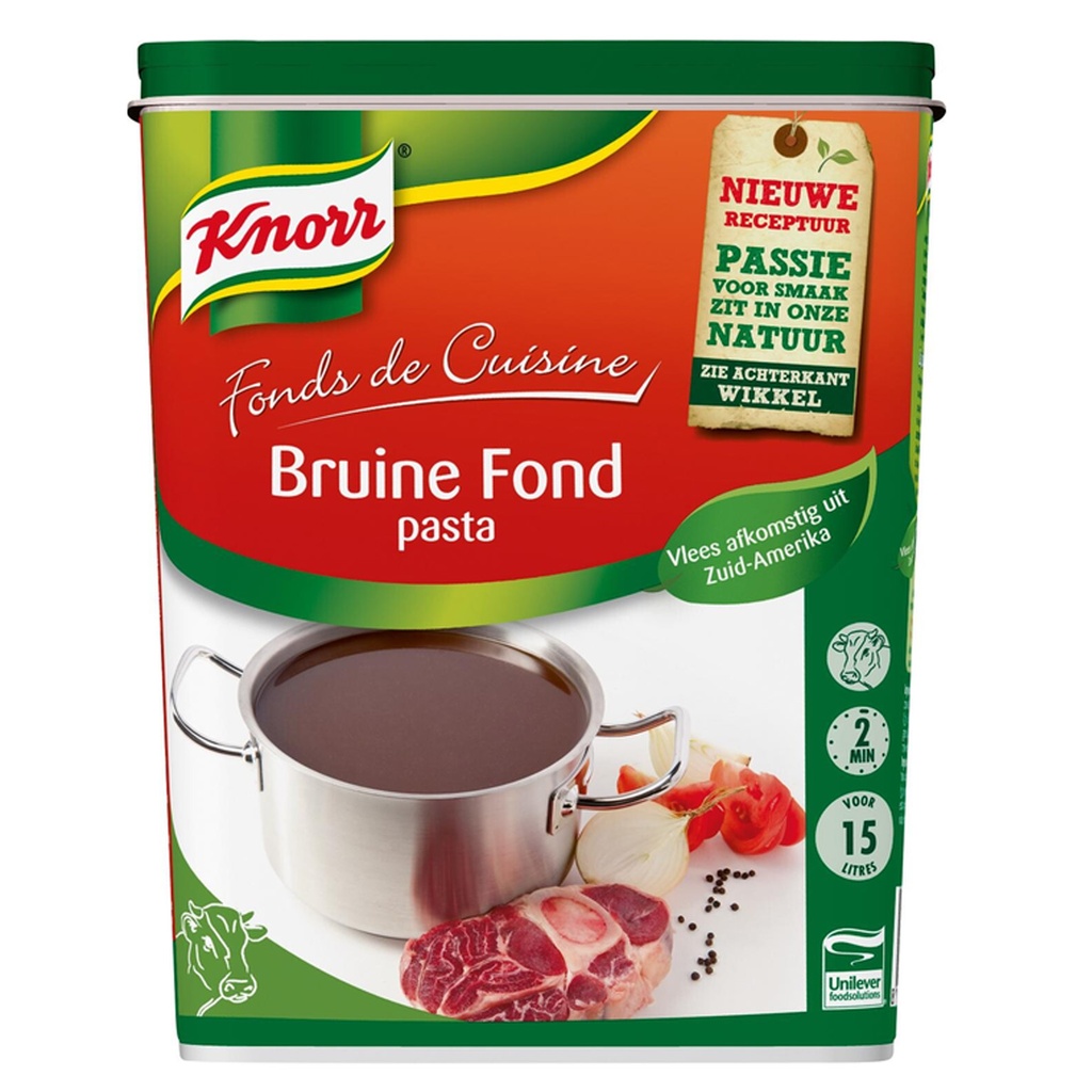 Fond Brun Fonds De Cuisine Pate  Knorr 1 kg