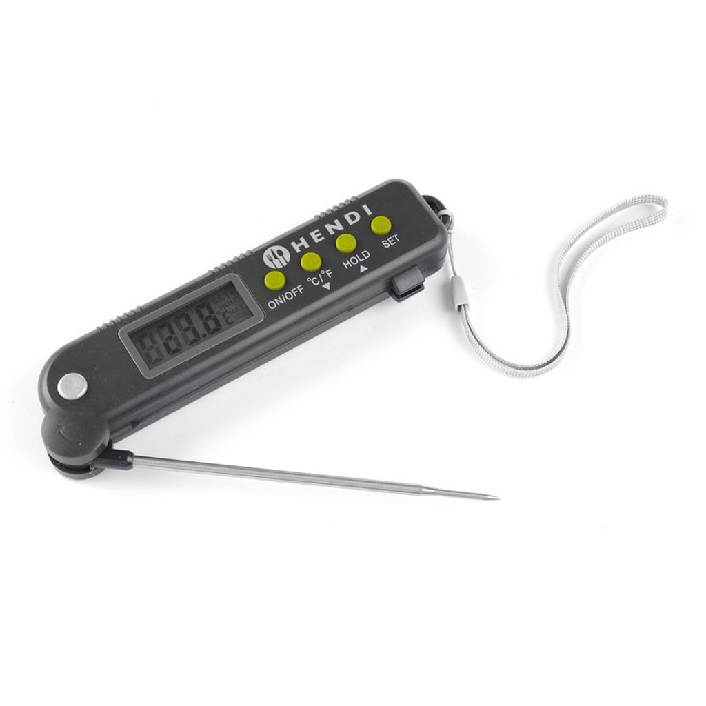 Thermometer Inklapbaar 130Mm + Sonde Hendi - 271308