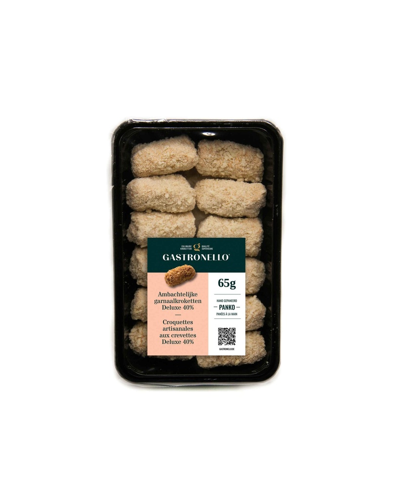 Ambachtelijke Garnaal Kroket Panko Gastronello 18 x 80 gr