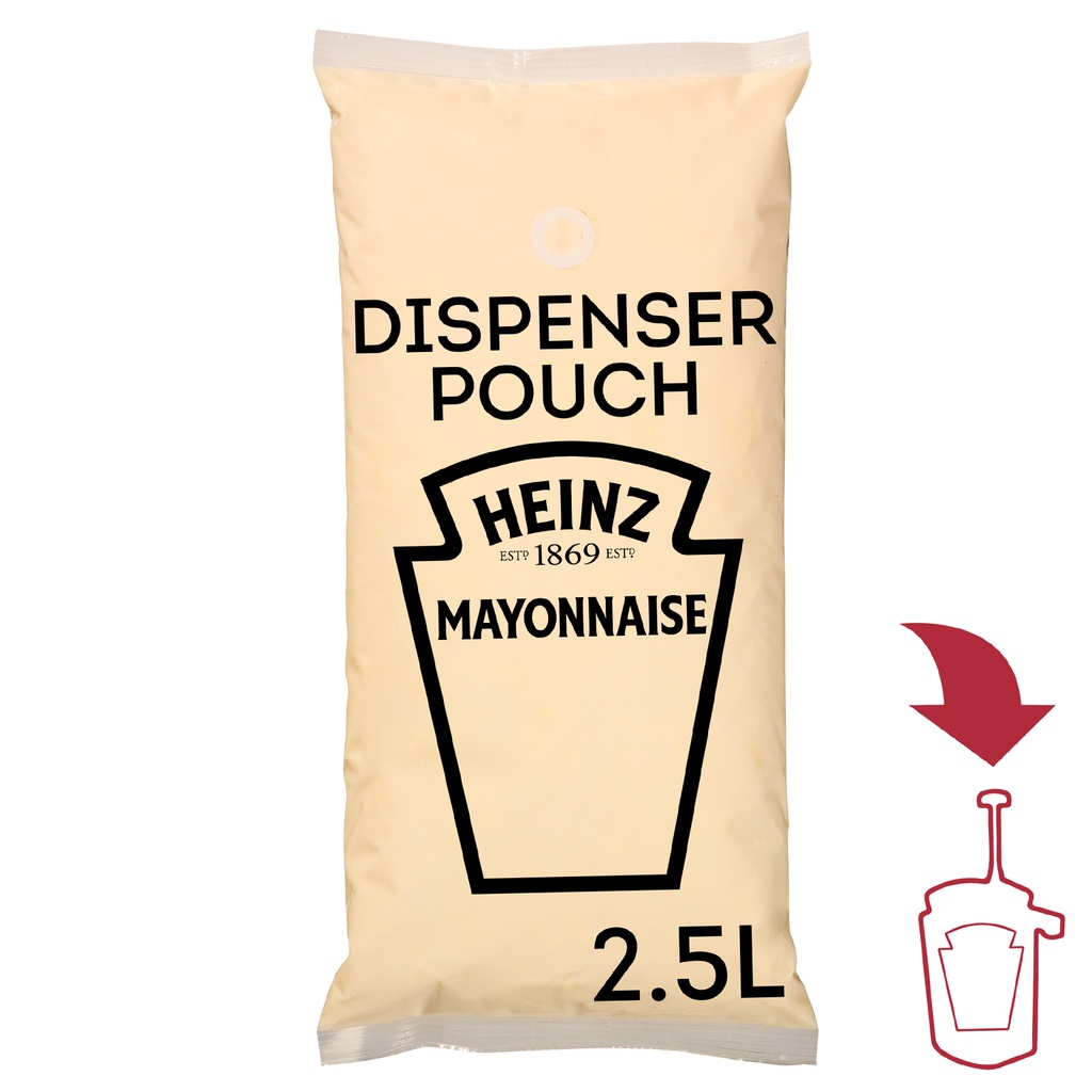 Mayonaise Sauce-O-Mat - Heinz 3 x 2.5 L