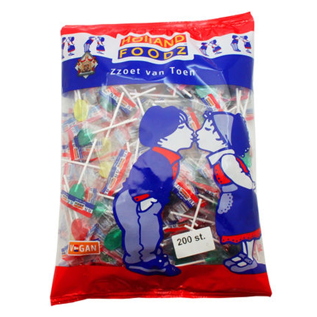 Lollies / Sucettes Fruits Sweetz 200 pcs