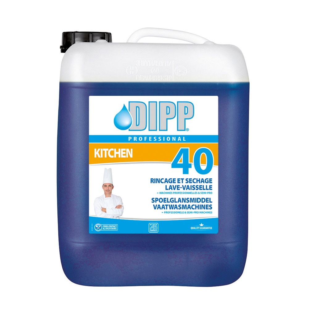 Afwas Spoelglansmiddel Dipp (40) Can 10 L