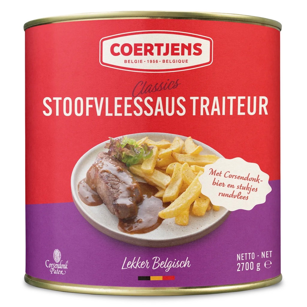 Stoofvleessaus Traiteur Bier Rundsvlees Coertjens 2,7 kg
