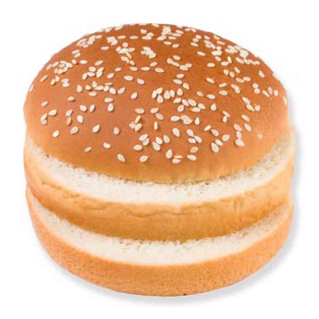 5384 Hamburger Bun Sesam Double Cut Pastridor 2 x 24 x 77 gr