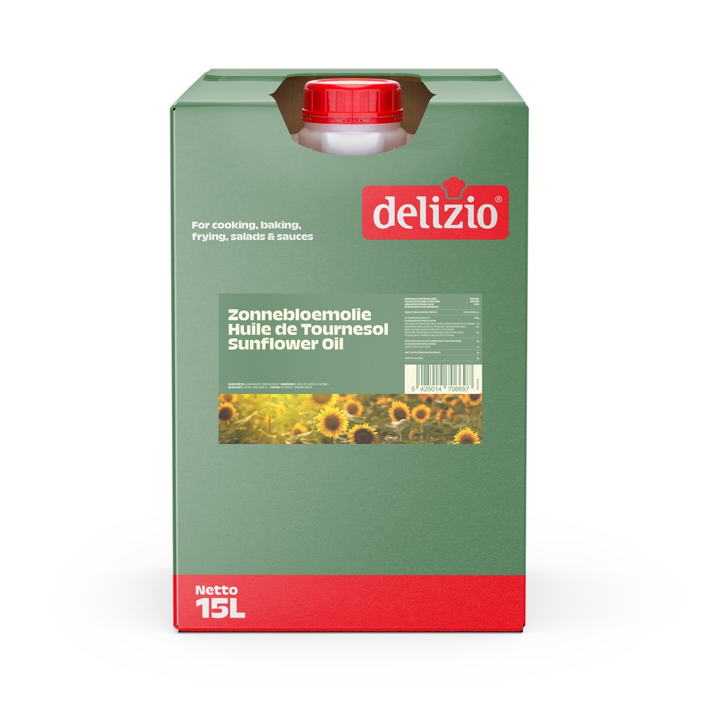 Zonnebloem Olie Delizio 15 L