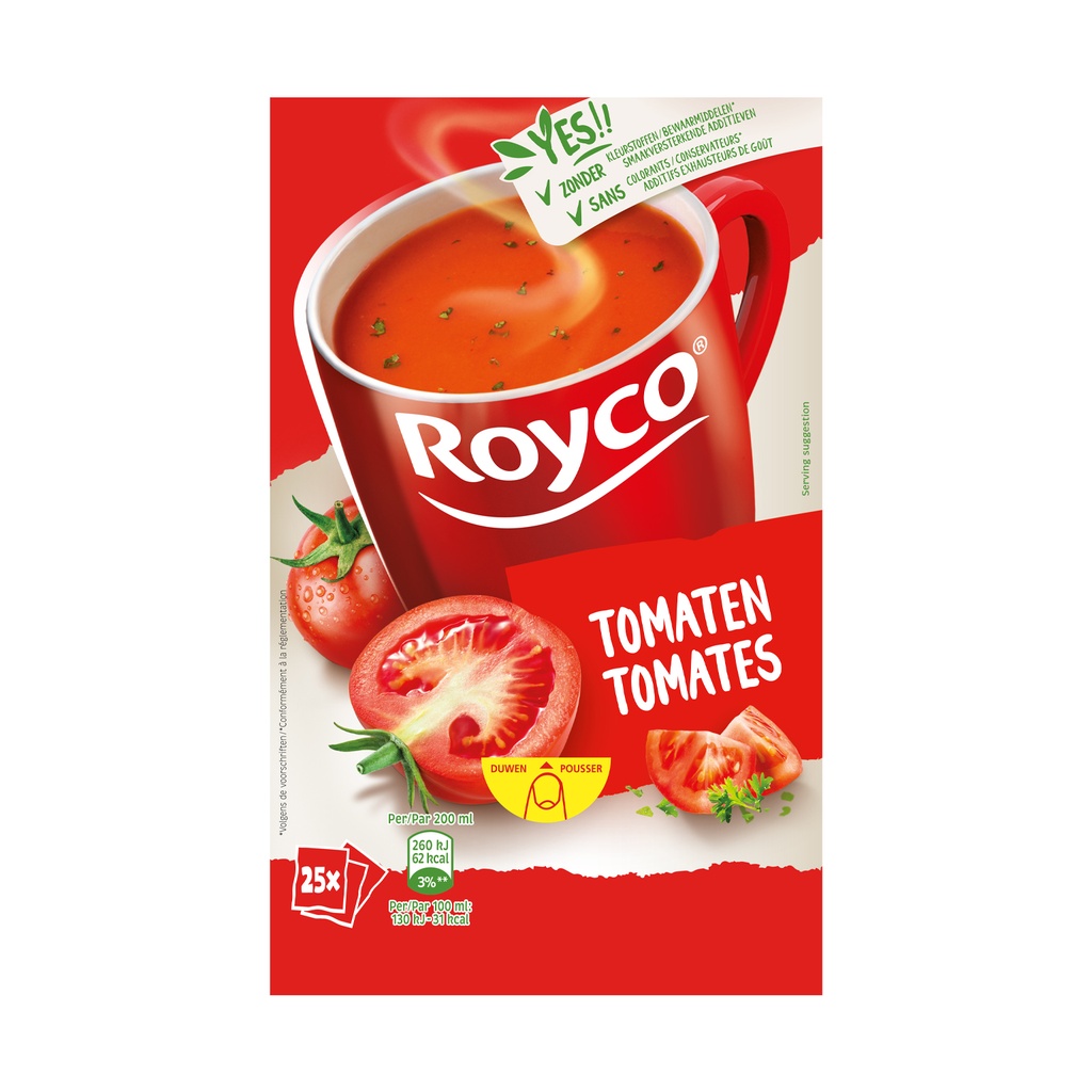 Royco Minute Soup Classic Tomaten 25 st