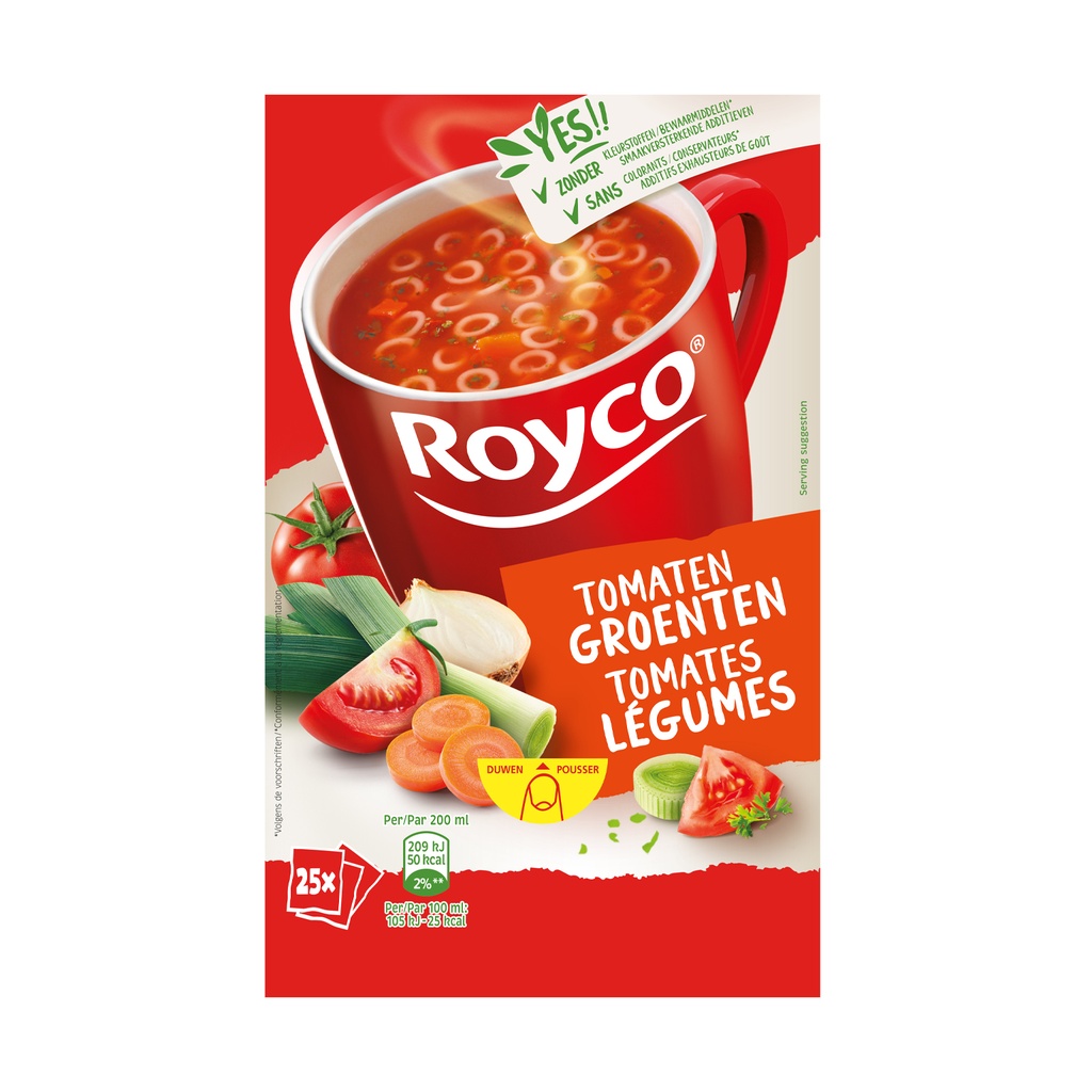 Royco Minute Soup C. TomGroenten 25st