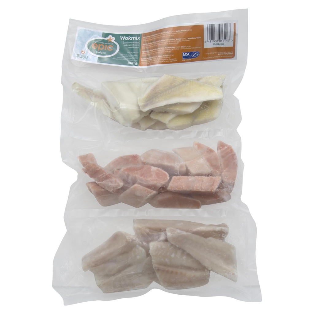 Wok Mix Poisson Epic 800 gr