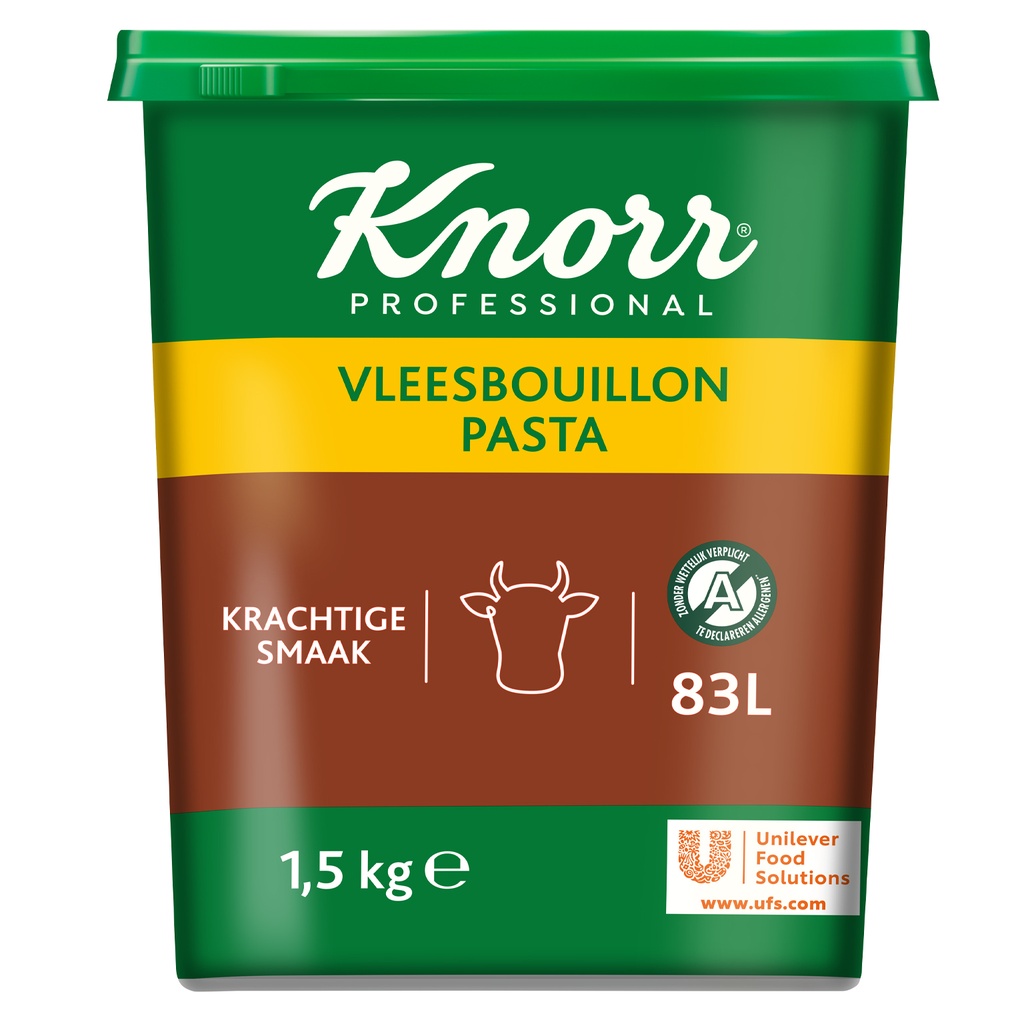 Bouillon Vlees Pasta Knorr Pot 1,5 kg
