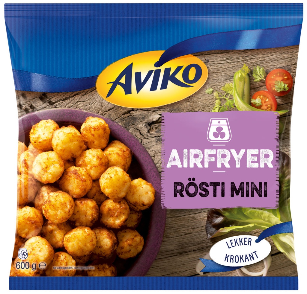 Rosti Mini Airfryer Aviko 600gr