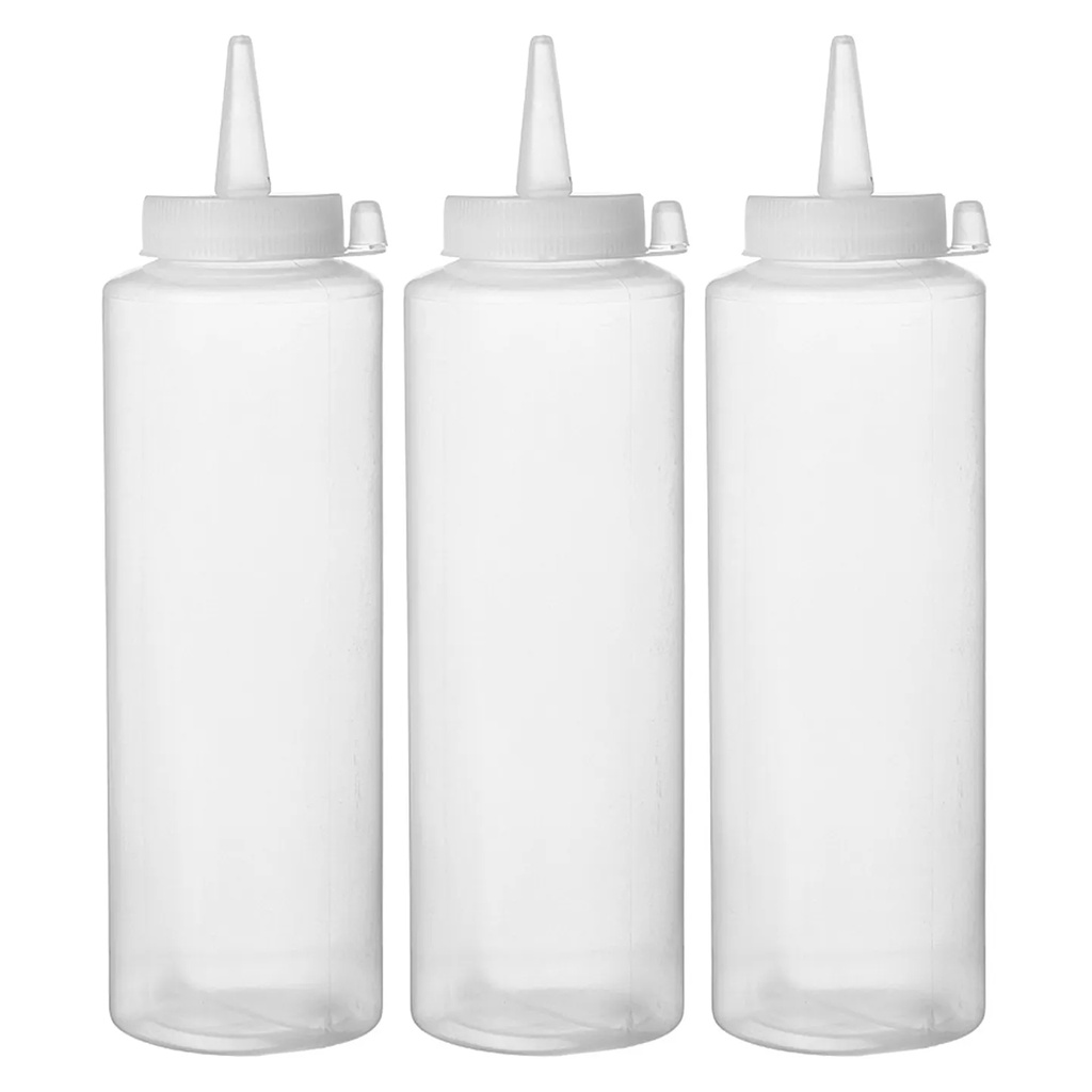 557853 Dispenser Flacon Transparant 35cl 3 st Hendi