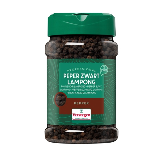 [7823] Peper Bolletjes Heel Zwart Verstegen Pot 580 gr