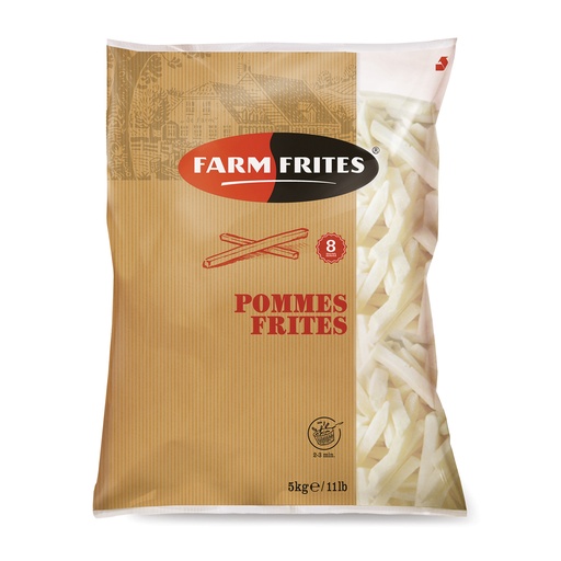 [W13374] Frieten 8 mm Farm Frites 5 kg