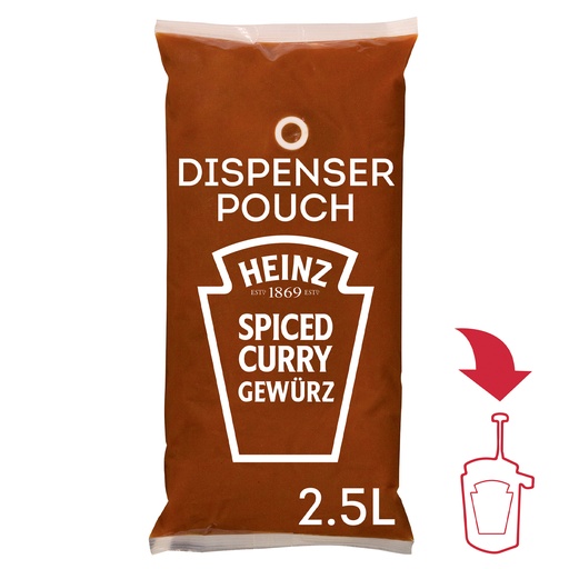 [6812] Curry Ketchup Heinz Bag 3 x 2,5 L