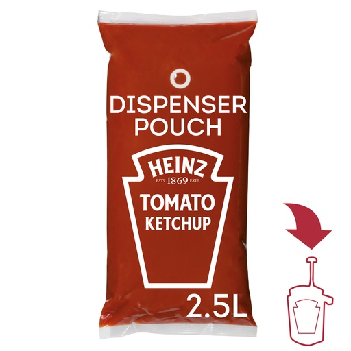 [6811] Tomates Ketchup Heinz Poche 3 x 2,5 L