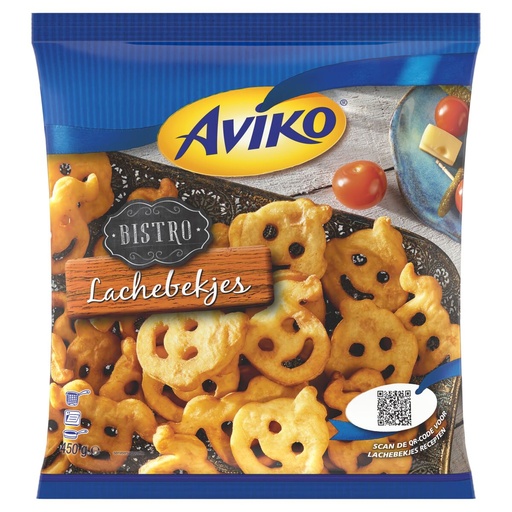 [3410] Sourires de pommes de terres Aviko 450 gr