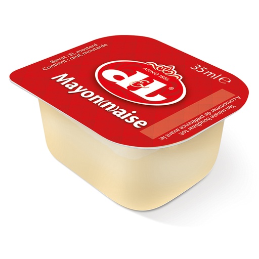 [5604] Mayonaise Met Ei Porties Devos Lemmens 144 x 35 ml