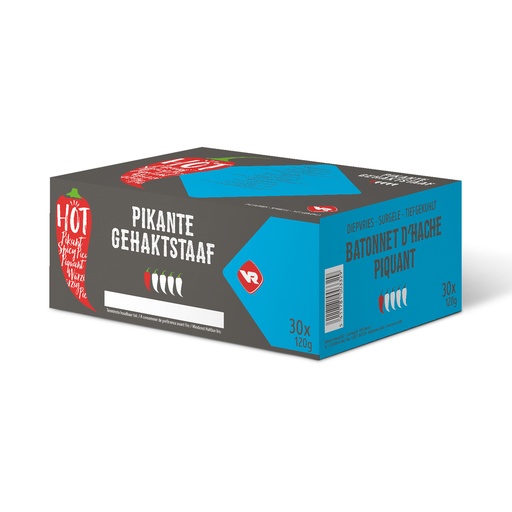 [0122] Gehaktstaaf Pikant Vanreusel 30 x 120 gr