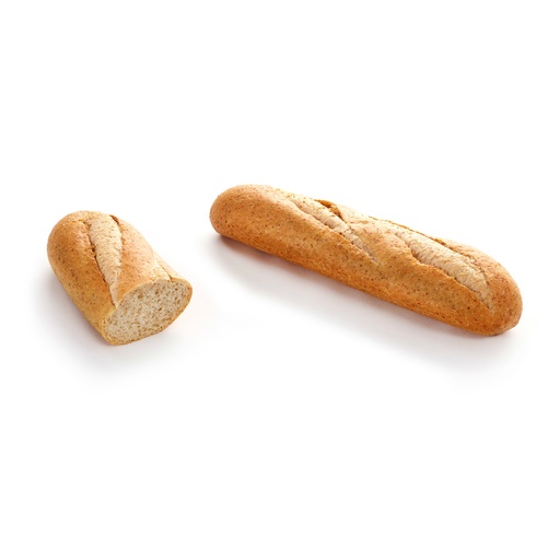 [8571] 4877 Stokbrood Breed Bruin 27cm Dauphine 35x165g