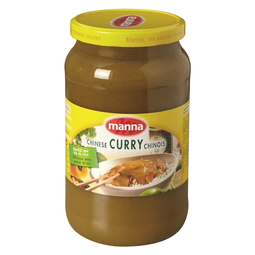 [2120] Chinese Curry Saus Warm Manna Glas 1,9 kg