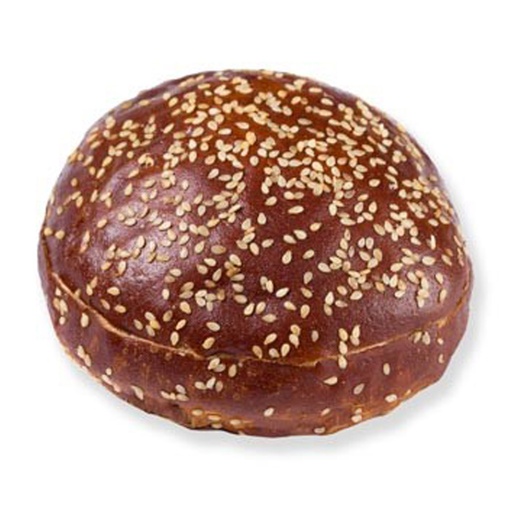 [8643] 5387 Pretzel Sesam Hamburger bun Pastridor 25 x 85 gr
