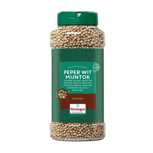 [W4974] Peperbol Wit Muntok Heel Verstegen 660 gr