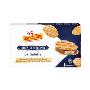 [9074] La Galette Jules De Strooper Ijsboerke 4 x 60 ml 