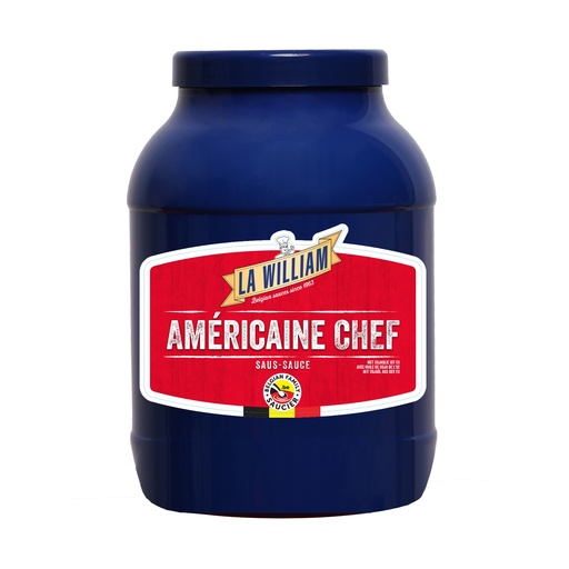 [2501] Americaanse Saus Chef La William Pet 3 L