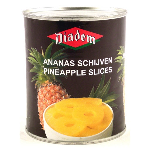 [5900] Ananas 10 Schijven Diadem Blik 0,5 L