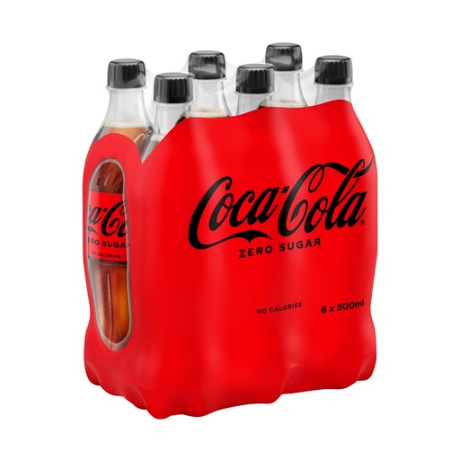[5077B] Coca Cola Zero Pet 4 x 6 x 50 cl