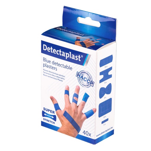 [W9012] Blauwe Pleisters 40 st