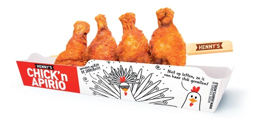 [6002] Chick'n Aperio Henny's 15 x 200 gr + scoops