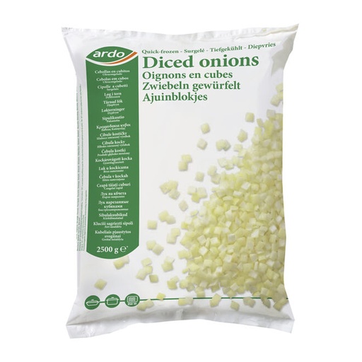 [1634] Oignon Cubes (Brunoise) 2,5 kg