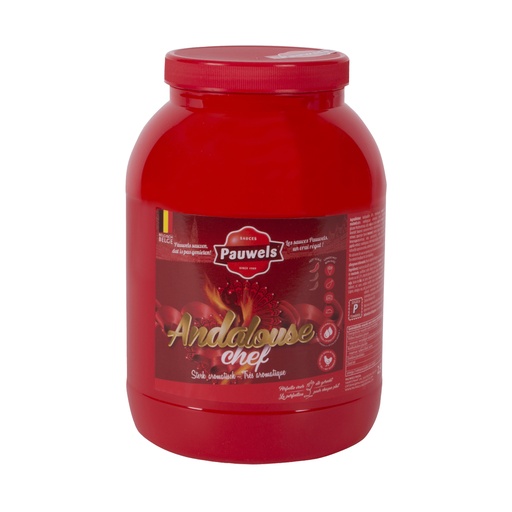 [6227] Andalouse Sauce Chef Pauwels Pet 3 L