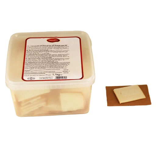 [3348] Raclette Tranche 10gr LQF Congelé 1,1 kg
