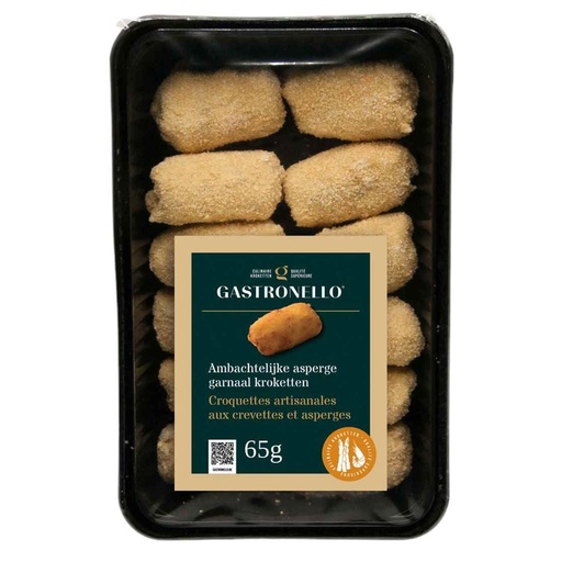[0927] Asperge Garnaalkroket Gastronello 12 x 65 gr