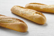 [8621] Stokbrood Wit 27 cm Frit is it 45 x 150 gr