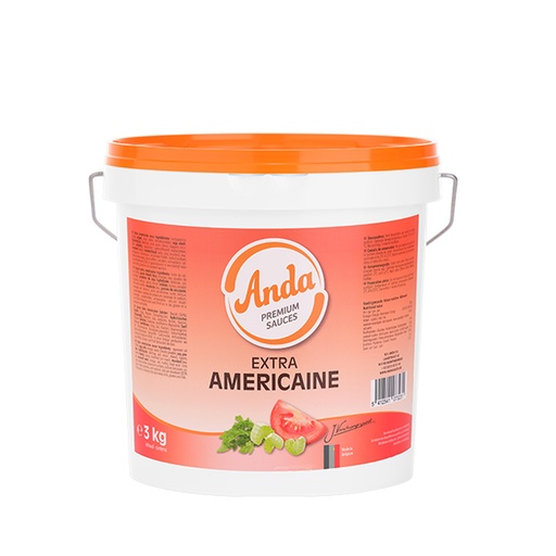 [6992] Americaanse Saus Extra Anda Emmer 3 Kg