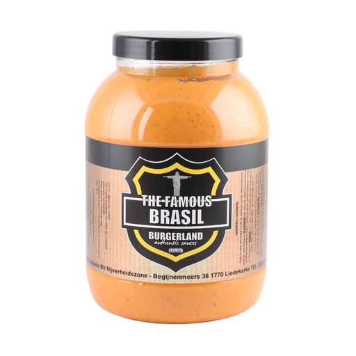 [7010] The Famous Brasil Saus Burgerland Pet 3 L