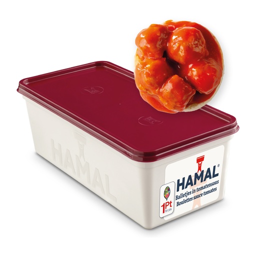 [3524] Balletjes in Tomaatsaus Hamal 1 kg